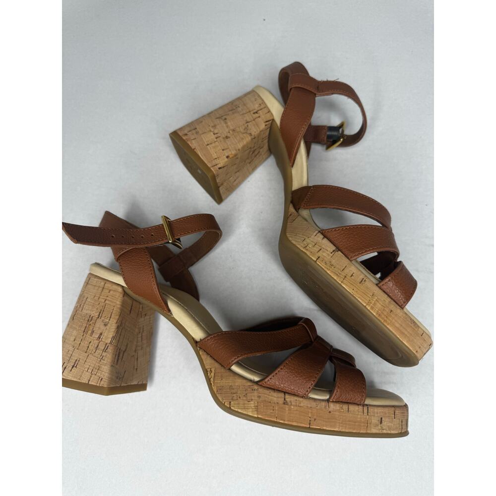 Paul Green Tina Fisherman Sandals Tan Neutral Leather Size UK 6 US 8.5 - Picture 11 of 12